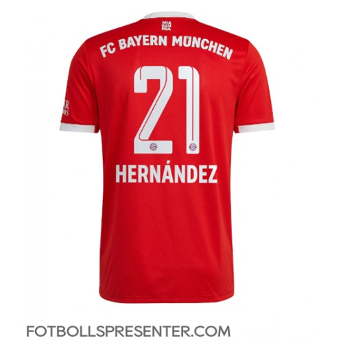 Bayern Munich Lucas Hernandez #21 Hemma Matchtröja 2022-23 Kortärmad Bayern Munich Lucas Hernandez #21 Hemma Matchtröja 2022-23 Kortärmad